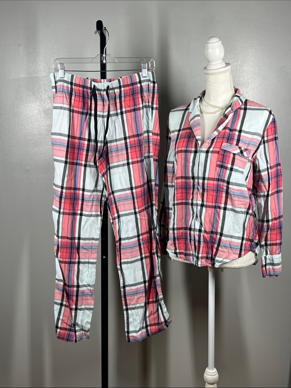 Victoria's Secret  Plaid Two-Piece Pajama Set
